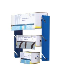 3 bar automotive wall mounted dispenser unit