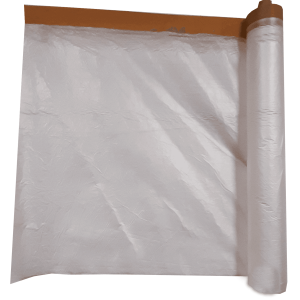 cabin foil 4 layer with tape 2.4m x 18m spray booth protection film
